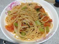 很有食欲的中式意面