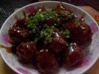 家常菜红烧肉丸