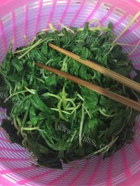 地道的潮汕炒麻叶做法图解4)