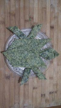 自己做的荠菜饼