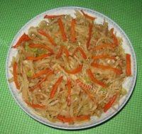 圆白菜炒饼做法图解14)