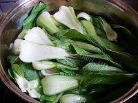 甘脆的香菇炒油菜做法图解4)