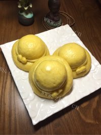 自制草帽南瓜馒头