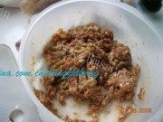 自己做的门钉肉饼做法图解2)
