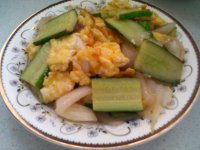 家常菜黄瓜炒鸡蛋