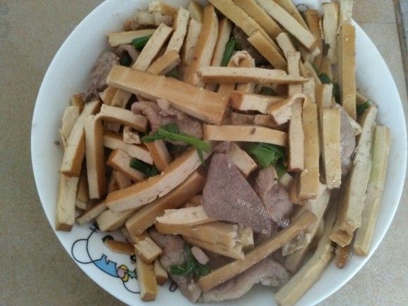 五味俱全的豆腐干炒肉