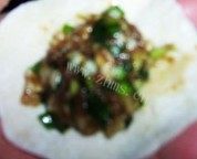 美味的猪肉白菜 韭菜饺子做法图解8)