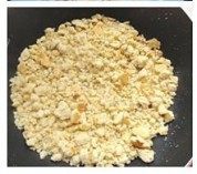 自制茼蒿炒豆渣做法图解3)