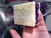 「首发」火龙果紫薯三明治的做法图解七