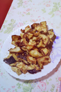 风味茄子做法图解5)