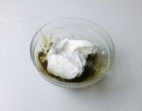 自制抹茶戚风蛋糕做法图解9)