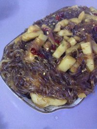 美味营养的土豆炖粉条做法图解15)