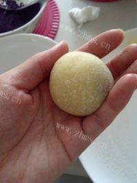 自制冰皮紫薯月饼做法图解16)