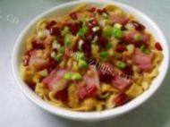 美味的咸肉蒸百叶