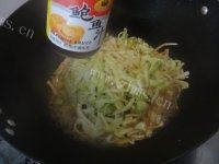 家常豆豉包菜做法图解10)