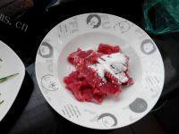 家常菜青椒牛肉片做法图解2)