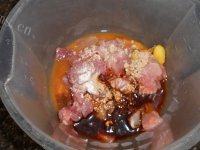 家常菜肉片炒菜花做法图解1)