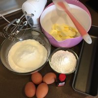 自制原味磅蛋糕做法图解1)