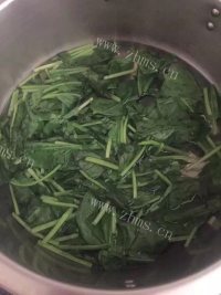 自制菠菜饼做法图解3)