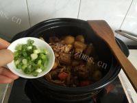 我的土豆黄花菜炖排骨做法图解9)