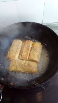 自己做的豆皮肉卷做法图解24)