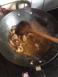 家常菜荷兰豆炒牛肉做法图解5)