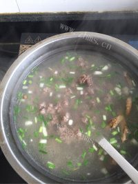 美味的闽南牛肉羹做法图解6)
