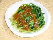 家常菜芝麻酱拌油麦菜