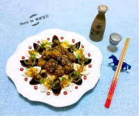 美味蒜泥双蛋拼盘做法图解9)
