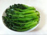 家常菜白灼广东菜心做法图解5)