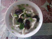 口感丰富的荠菜鲜肉饺子
