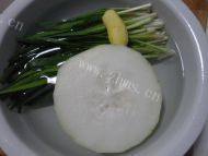 家常菜冬瓜炒肉片做法图解1)