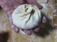 自己做的红豆包子做法图解9)