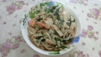 好吃的海鲜蔬菜烩饼做法图解10)