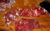 爆炒羊肉做法图解1)