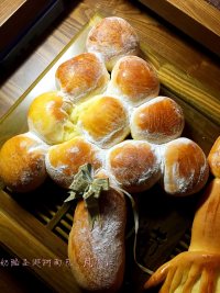 DIY圣诞老人面包