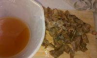砂锅版红烧肉炖干扁豆做法图解4)
