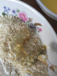 美味的黄金虾做法图解6)