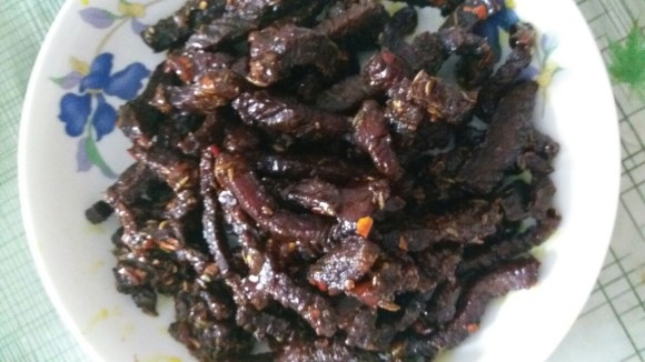 麻辣牛肉干