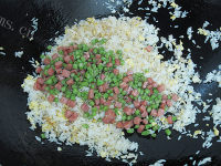 美味的豆角蛋炒饭
