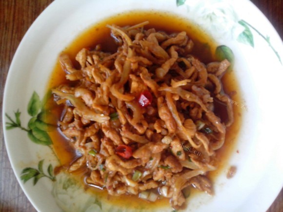 诱人的鱼香肉丝