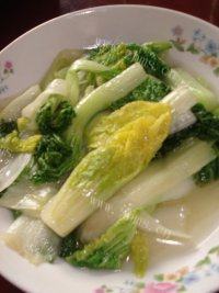 家常菜清炒黄心菜