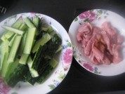肉片炒黄瓜做法图解2)