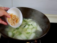 美味的干贝冬瓜做法图解5)