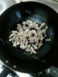 家常菜蒜薹炒肉做法图解5)