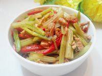 家常菜芹菜肉丝