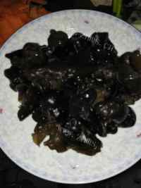 家常菜白菜炒木耳做法图解2)