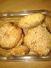 自制芝麻酥饼