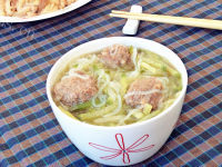美味的牛肉丸萝做法图解12)