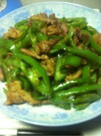 家常菜尖椒肉丝